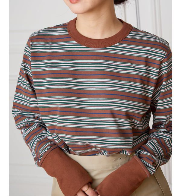 IENA LA BOUCLE「fifi collection/フィフィコレクション Bordre Ls tee  26-21」|Tシャツ・カットソー|
