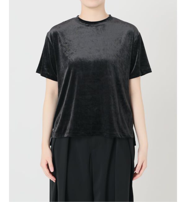 IENA LA BOUCLE「《予約》IENA LA BOUCLE トリアセベロアTシャツ」|Tシャツ・カットソー|