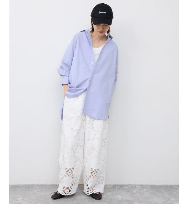 SLOBE IENA「《WEB限定/追加》オーバーサイズシャツ」|シャツ・ブラウス|