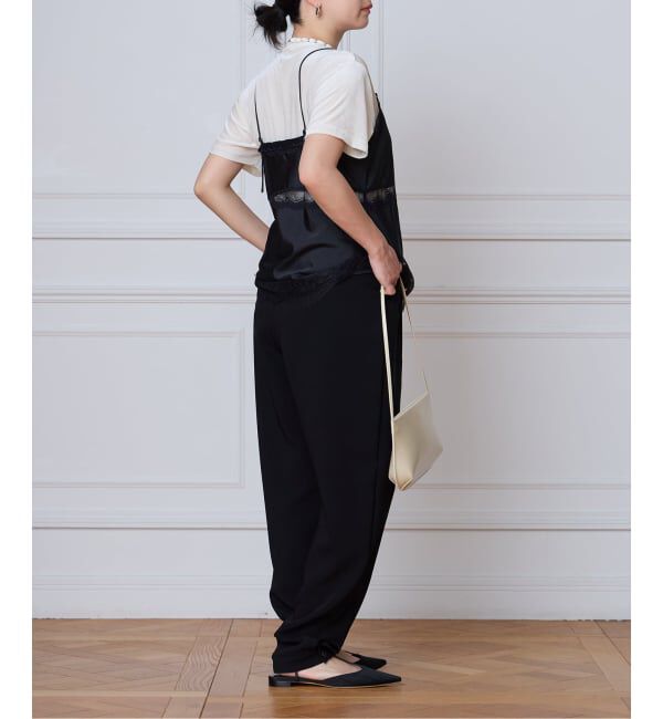 IENA LA BOUCLE「IENA LA BOUCLE バックサテンジョーゼットパンツ」|その他|