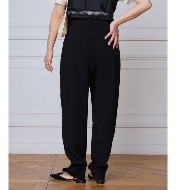 IENA LA BOUCLE「IENA LA BOUCLE バックサテンジョーゼットパンツ」|その他|