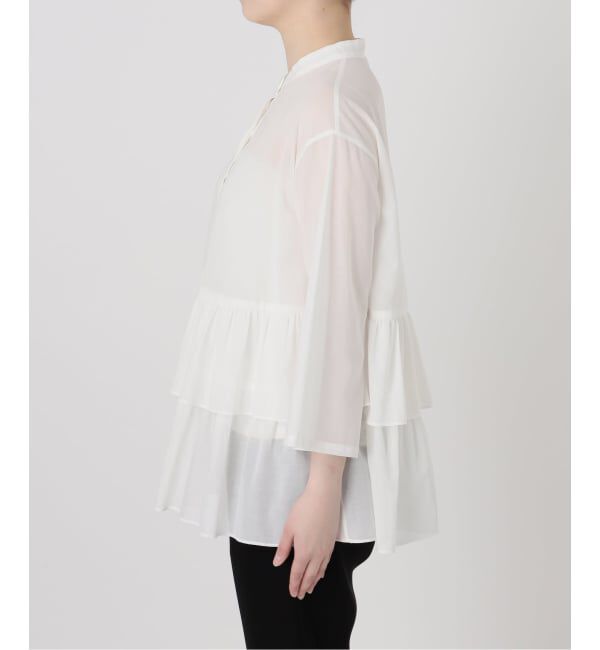 VERMEIL par iena「《予約》シアーティアードシャツ」|シャツ・ブラウス|