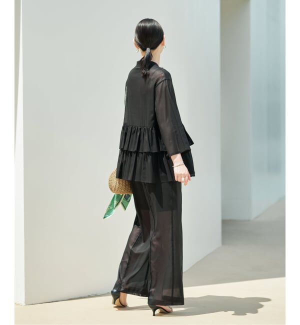 VERMEIL par iena「《予約》シアーティアードシャツ」|シャツ・ブラウス|