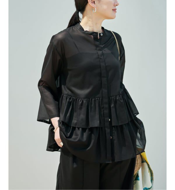 VERMEIL par iena「《予約》シアーティアードシャツ」|シャツ・ブラウス|