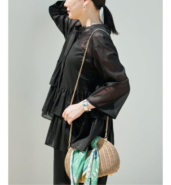 VERMEIL par iena「《予約》シアーティアードシャツ」|シャツ・ブラウス|