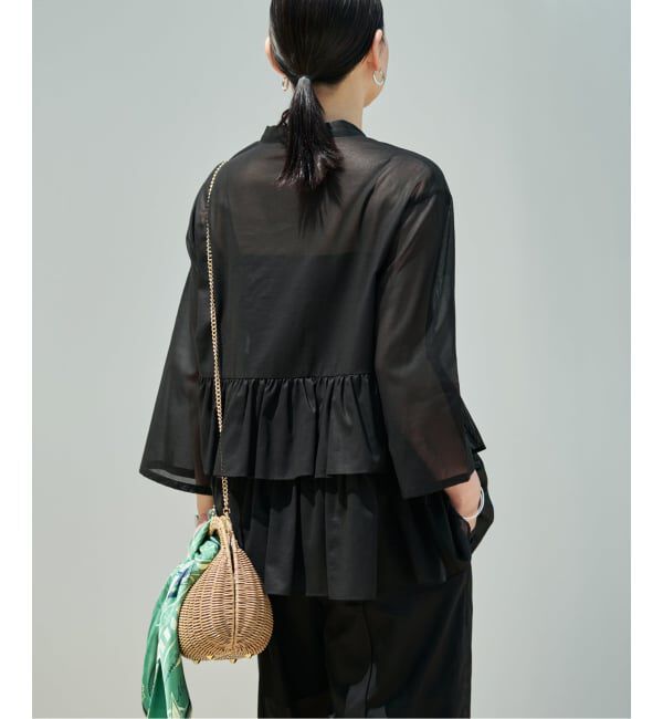 VERMEIL par iena「《予約》シアーティアードシャツ」|シャツ・ブラウス|