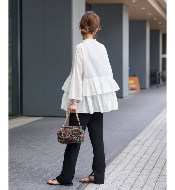 VERMEIL par iena「《予約》シアーティアードシャツ」|シャツ・ブラウス|