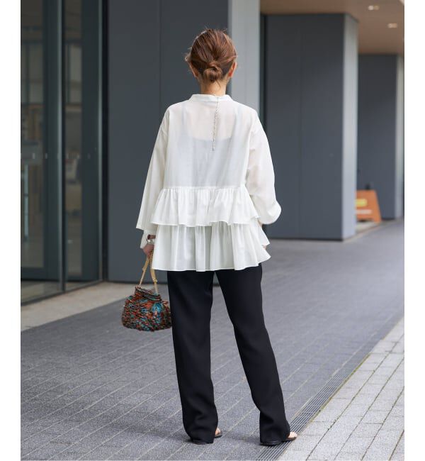 VERMEIL par iena「《予約》シアーティアードシャツ」|シャツ・ブラウス|