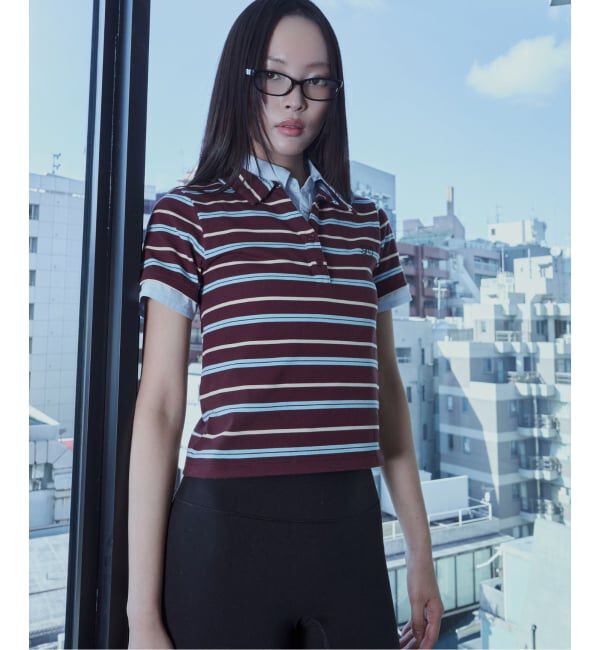 PULP「【Geek Office / ギークオフィス】PREPPY REWORK TOPS」|ポロシャツ|