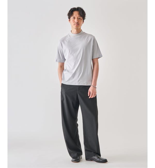 EDIFICE「nomiamo (ノミアモ) 別注 WDF モックネック Tシャツ」|Tシャツ・カットソー|