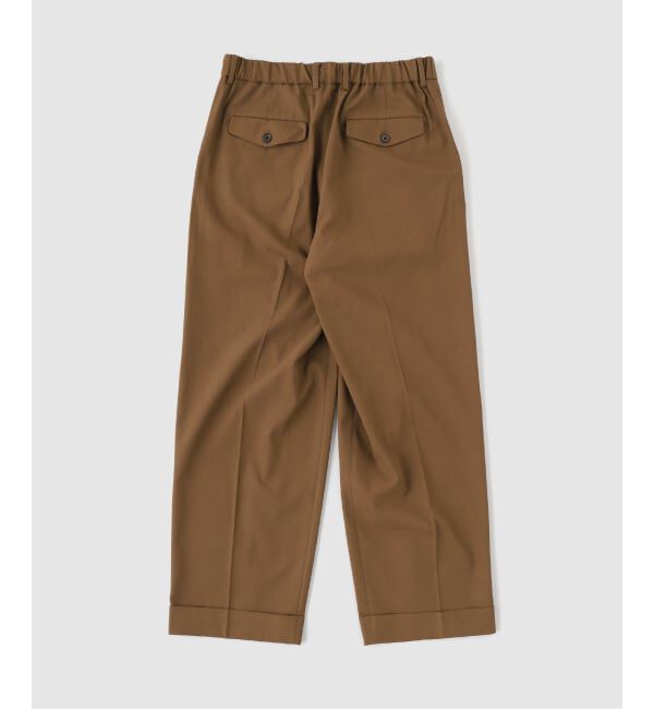 EDIFICE「MARKAWARE（マーカウェア）DOUBLE PLEATED SEMI EASY TROUSER」|スラックス|
