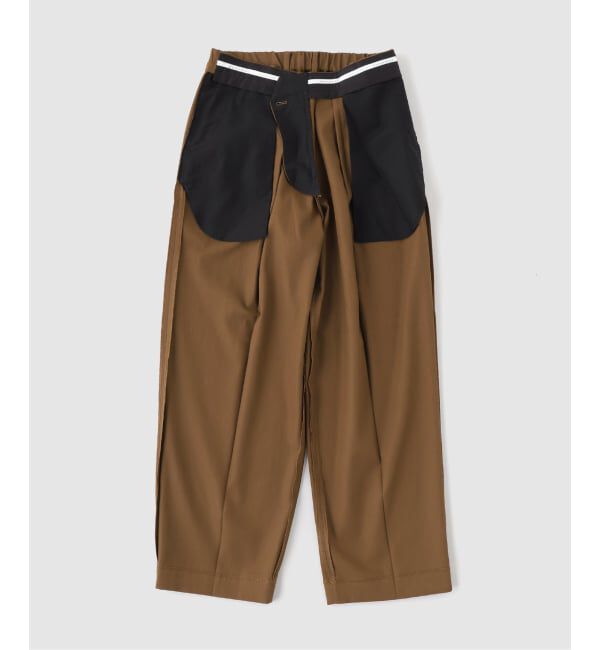 EDIFICE「MARKAWARE（マーカウェア）DOUBLE PLEATED SEMI EASY TROUSER」|スラックス|
