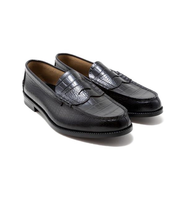 PULP「The Kenford Fineshoes EMBOSSED LOAFERS / BLACK CROCODI」|その他|
