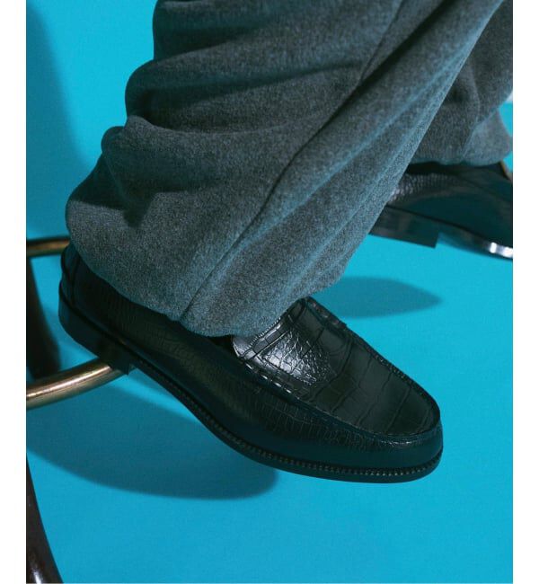 PULP「The Kenford Fineshoes EMBOSSED LOAFERS / BLACK CROCODI」|その他|