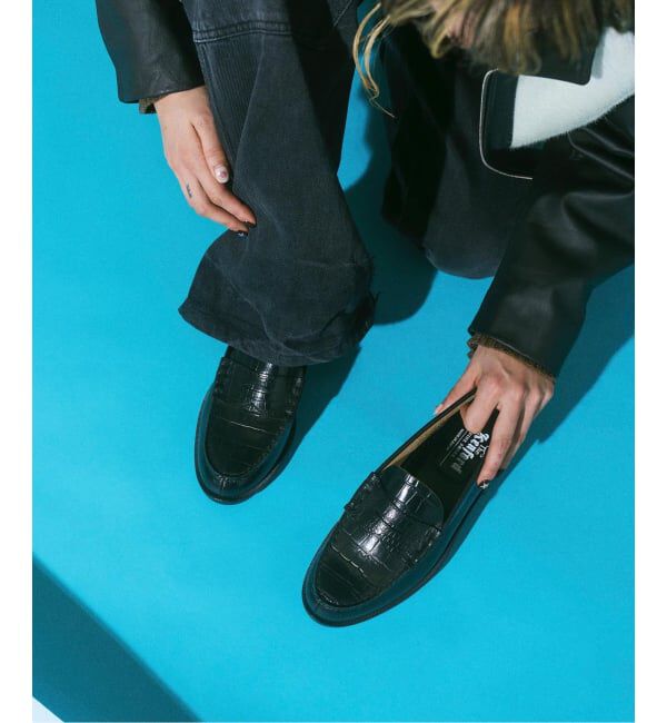 PULP「The Kenford Fineshoes EMBOSSED LOAFERS / BLACK CROCODI」|その他|