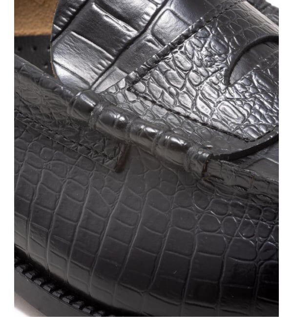 PULP「The Kenford Fineshoes EMBOSSED LOAFERS / BLACK CROCODI」|その他|