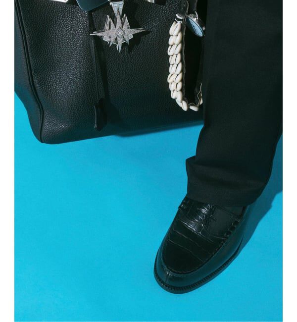 PULP「The Kenford Fineshoes EMBOSSED LOAFERS / BLACK CROCODI」|その他|