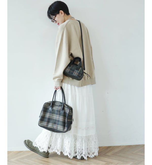journal standard luxe「ポプリン レーススカート」|スカート|