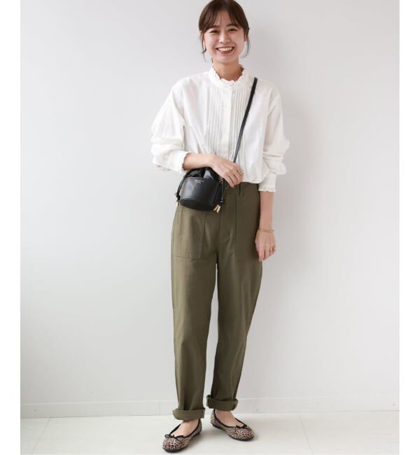 JOURNAL STANDARD relume「《WEB限定追加》コットンブロードフリルブラウス」|シャツ・ブラウス|