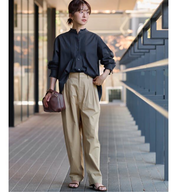 JOURNAL STANDARD relume「《WEB限定追加》コットンブロードフリルブラウス」|シャツ・ブラウス|