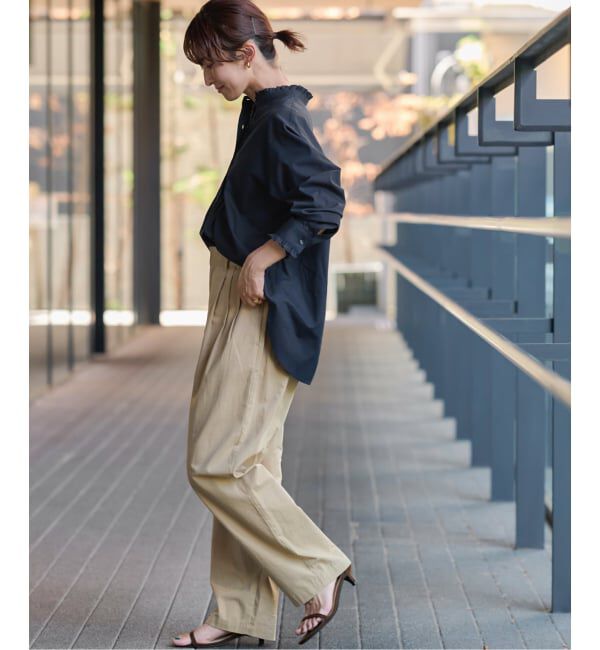 JOURNAL STANDARD relume「《WEB限定追加》コットンブロードフリルブラウス」|シャツ・ブラウス|