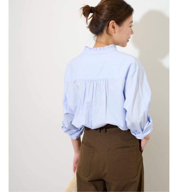 JOURNAL STANDARD relume「《WEB限定追加》コットンブロードフリルブラウス」|シャツ・ブラウス|
