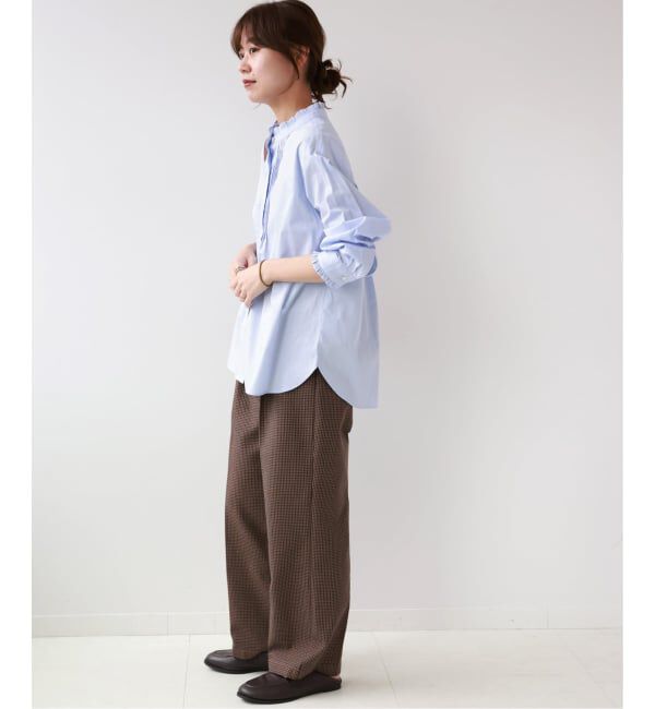 JOURNAL STANDARD relume「《WEB限定追加》コットンブロードフリルブラウス」|シャツ・ブラウス|