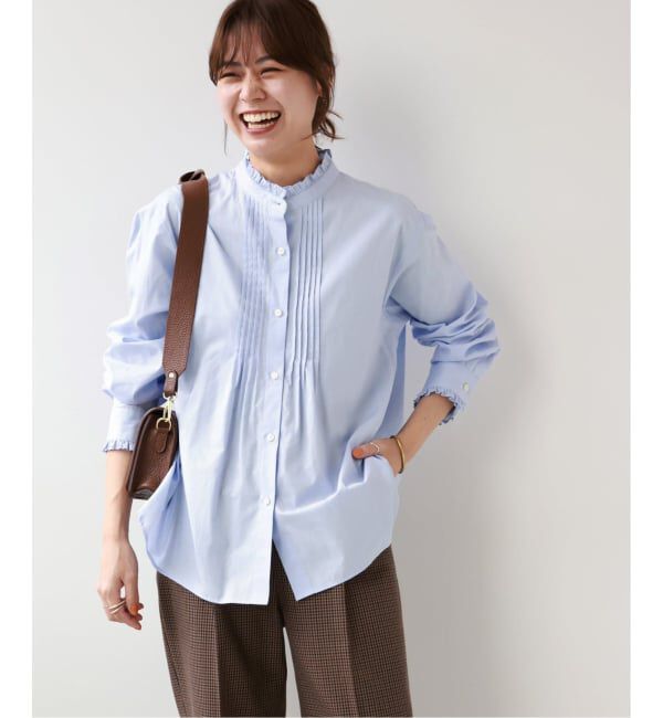 JOURNAL STANDARD relume「《WEB限定追加》コットンブロードフリルブラウス」|シャツ・ブラウス|
