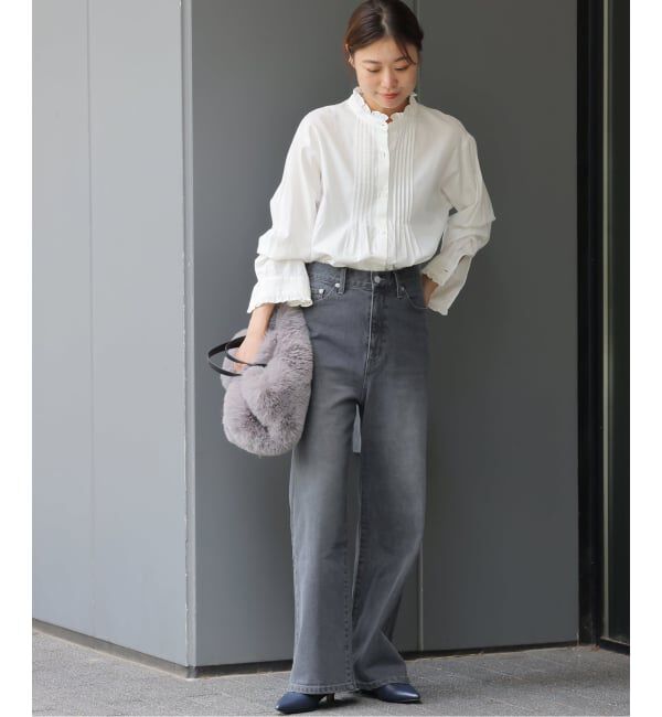 JOURNAL STANDARD relume「《WEB限定追加》コットンブロードフリルブラウス」|シャツ・ブラウス|