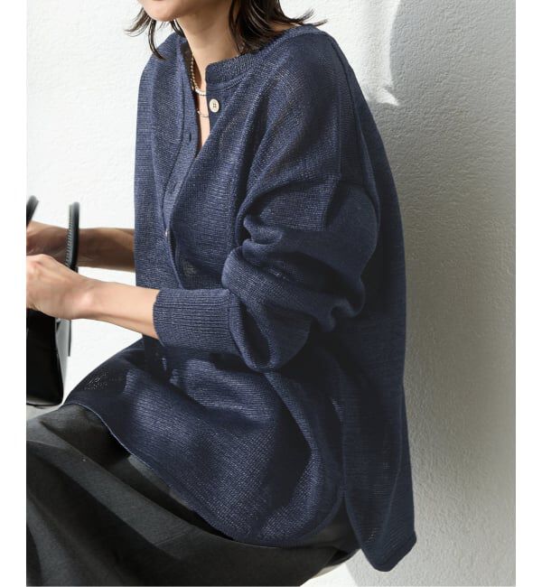 JOURNAL STANDARD「テープヤーンヘンリープルオーバー」|ニット・セーター|