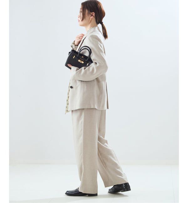 journal standard L'essage「《追加/セットアップ可》アイアスタックパンツ」|スラックス|