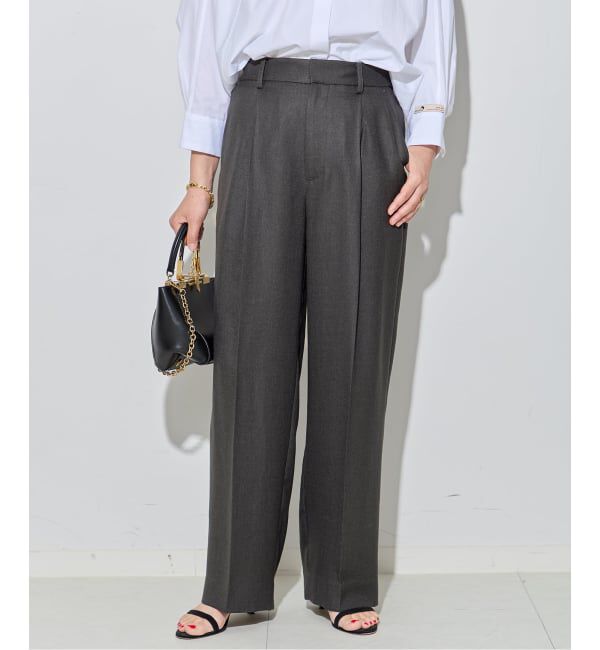 journal standard L'essage「《追加/セットアップ可》アイアスタックパンツ」|スラックス|