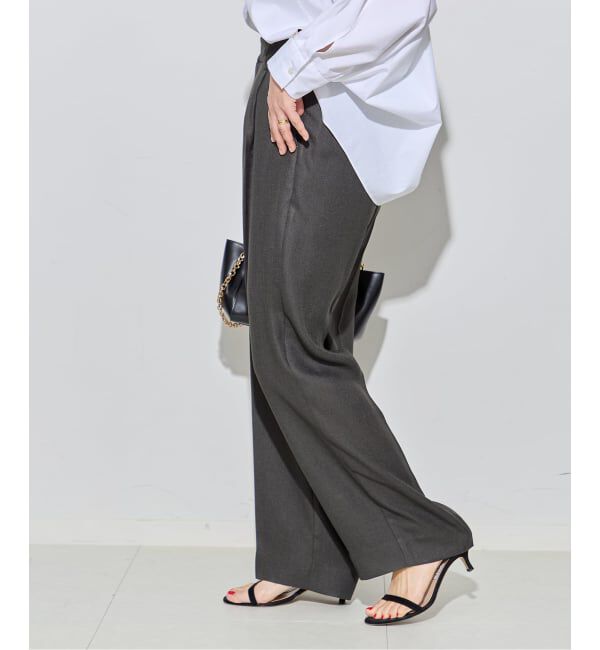 journal standard L'essage「《追加/セットアップ可》アイアスタックパンツ」|スラックス|