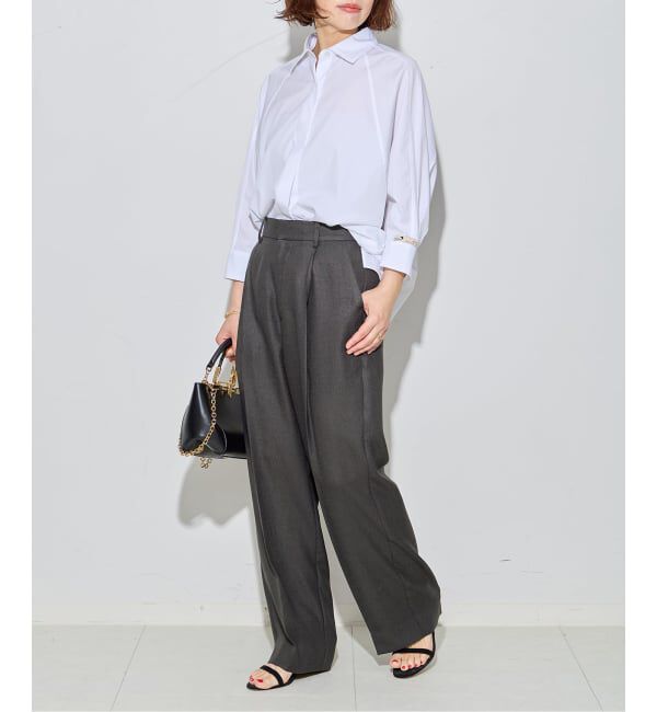 journal standard L'essage「《追加/セットアップ可》アイアスタックパンツ」|スラックス|