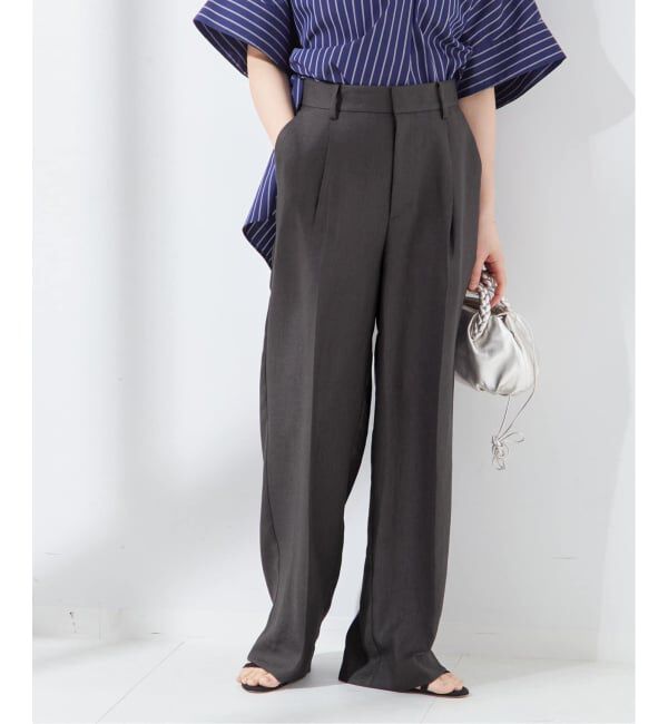 journal standard L'essage「《追加/セットアップ可》アイアスタックパンツ」|スラックス|