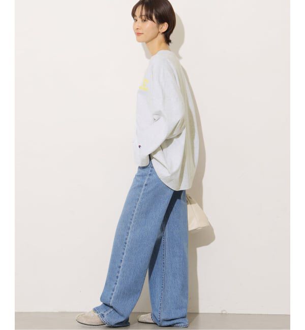 JOURNAL STANDARD relume「別注【Champion/チャンピオン】16s/1 Jersey L/S Bleach Wash：カットソー」|Tシャツ・カットソー|