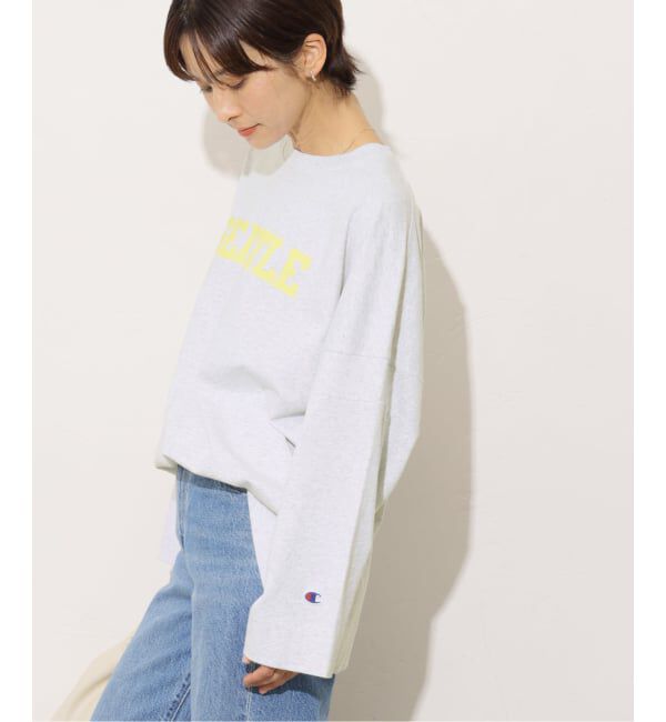 JOURNAL STANDARD relume「別注【Champion/チャンピオン】16s/1 Jersey L/S Bleach Wash：カットソー」|Tシャツ・カットソー|