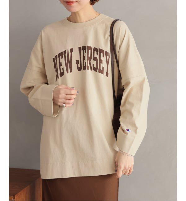 JOURNAL STANDARD relume「別注【Champion/チャンピオン】16s/1 Jersey L/S Bleach Wash：カットソー」|Tシャツ・カットソー|