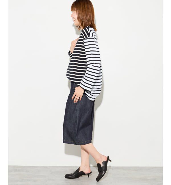 journal standard L'essage「《追加》別注【Leminor/ルミノア】クレイジーボーダー：カットソー」|Tシャツ・カットソー|