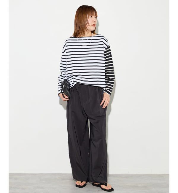 journal standard L'essage「《追加》別注【Leminor/ルミノア】クレイジーボーダー：カットソー」|Tシャツ・カットソー|