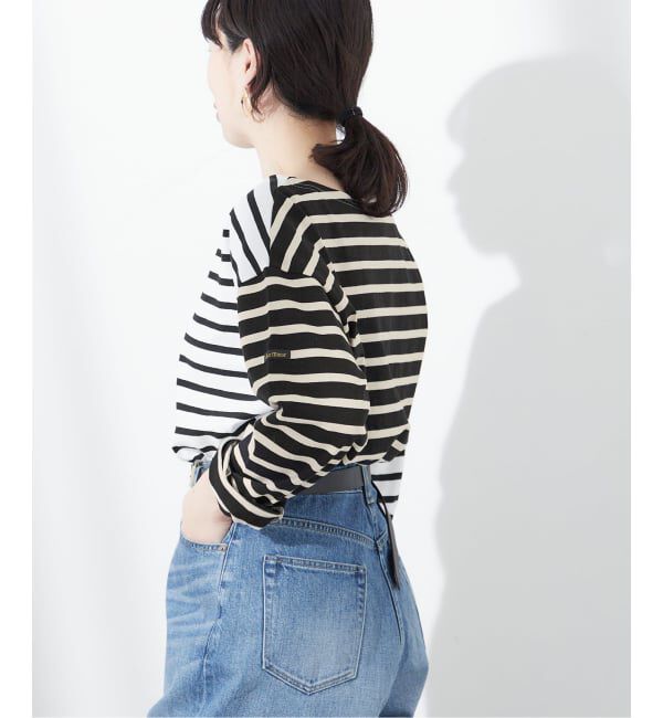 journal standard L'essage「《追加》別注【Leminor/ルミノア】クレイジーボーダー：カットソー」|Tシャツ・カットソー|