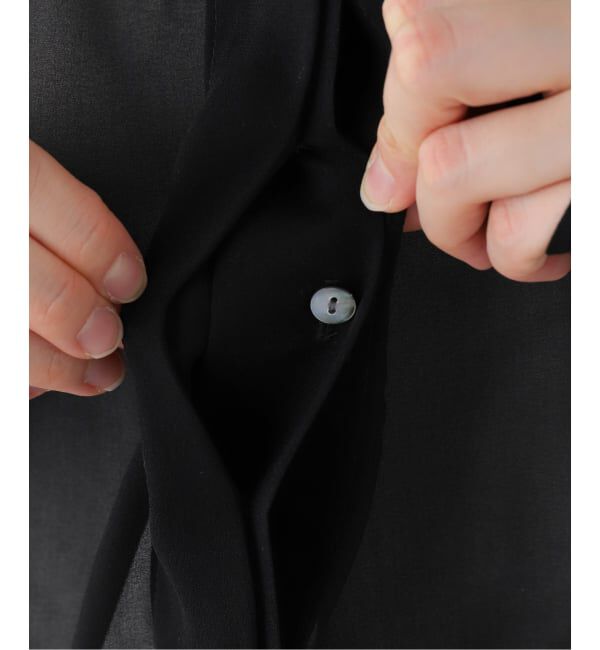 journal standard L'essage「【A PUPIL/ア ピューピル】別注 HNK RGLN BL ジョーゼットブラウス」|シャツ・ブラウス|