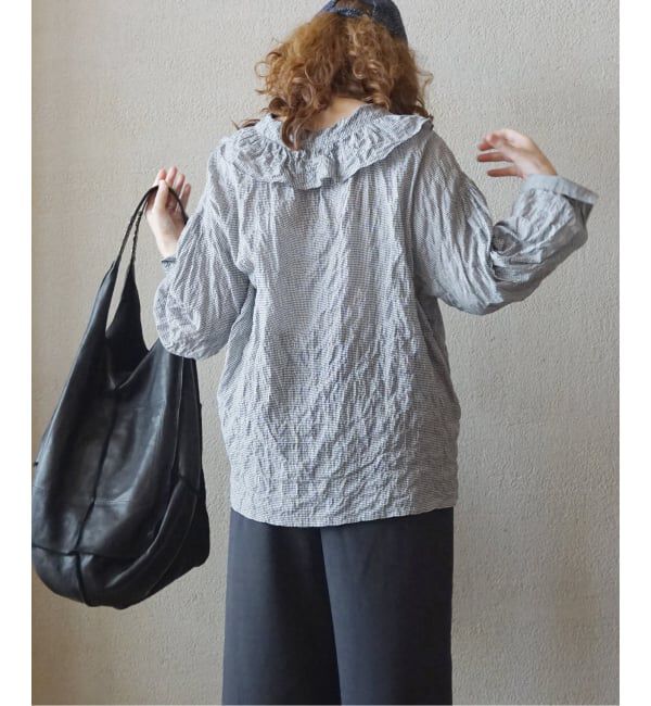 journal standard luxe「《追加》ラッフルフリルプルオーバーシャツ」|シャツ・ブラウス|