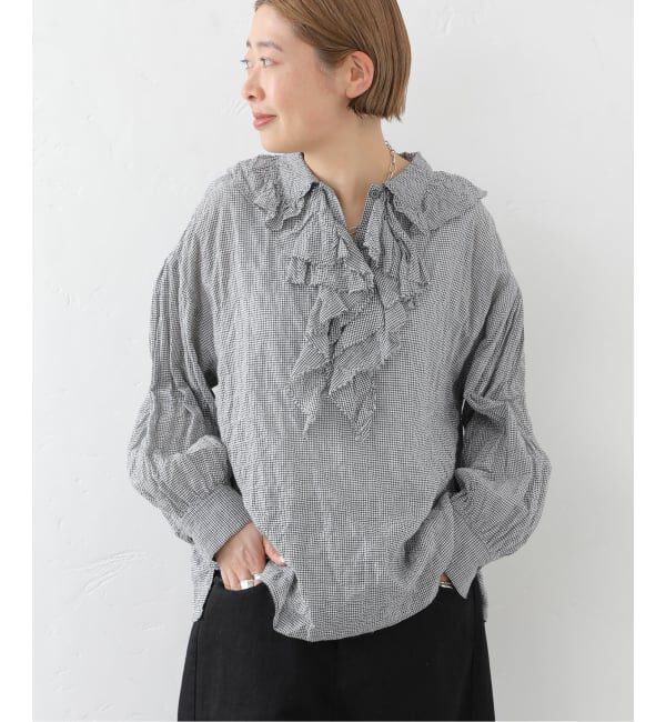 journal standard luxe「《追加》ラッフルフリルプルオーバーシャツ」|シャツ・ブラウス|