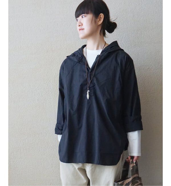 journal standard luxe「【HTS】 COTTON HOODED PULL」|シャツ・ブラウス|ブラック