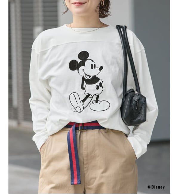 JOURNAL STANDARD「《追加2》MICKEY / FOOTBALL T」|Tシャツ・カットソー|