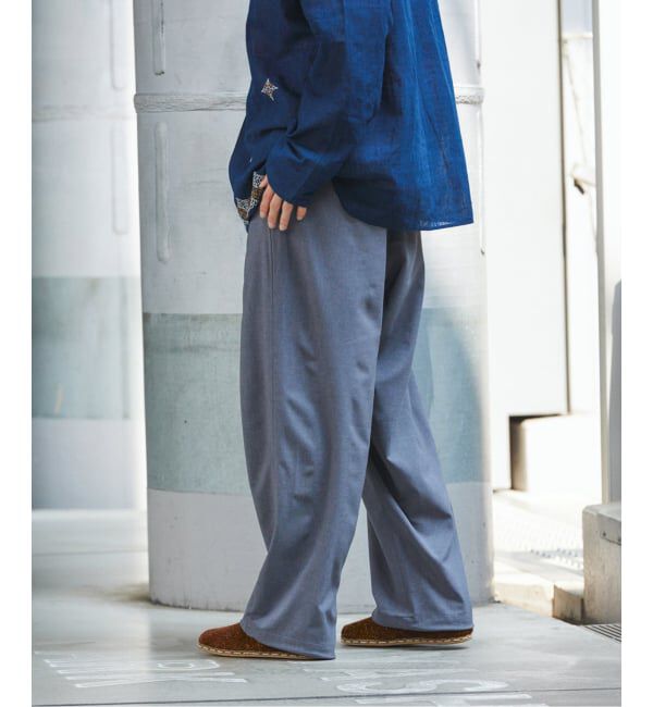 JOURNAL STANDARD「ウーリーノ オーバー パンツ」|スラックス|