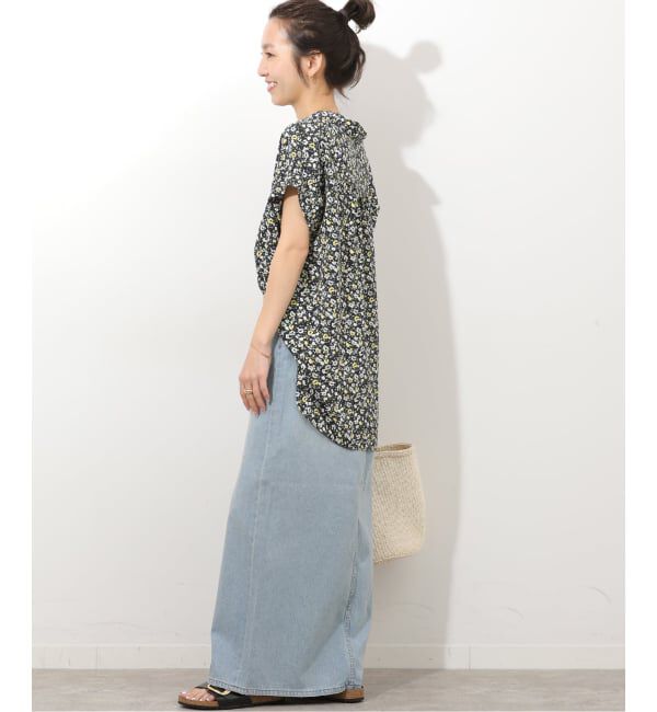 JOURNAL STANDARD relume「フラワープリントフレンチスリーブブラウス」|シャツ・ブラウス|