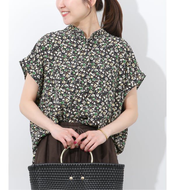JOURNAL STANDARD relume「フラワープリントフレンチスリーブブラウス」|シャツ・ブラウス|