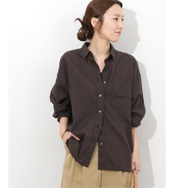 JOURNAL STANDARD relume「コットンシルクギンガムチェックシャツ」|シャツ・ブラウス|